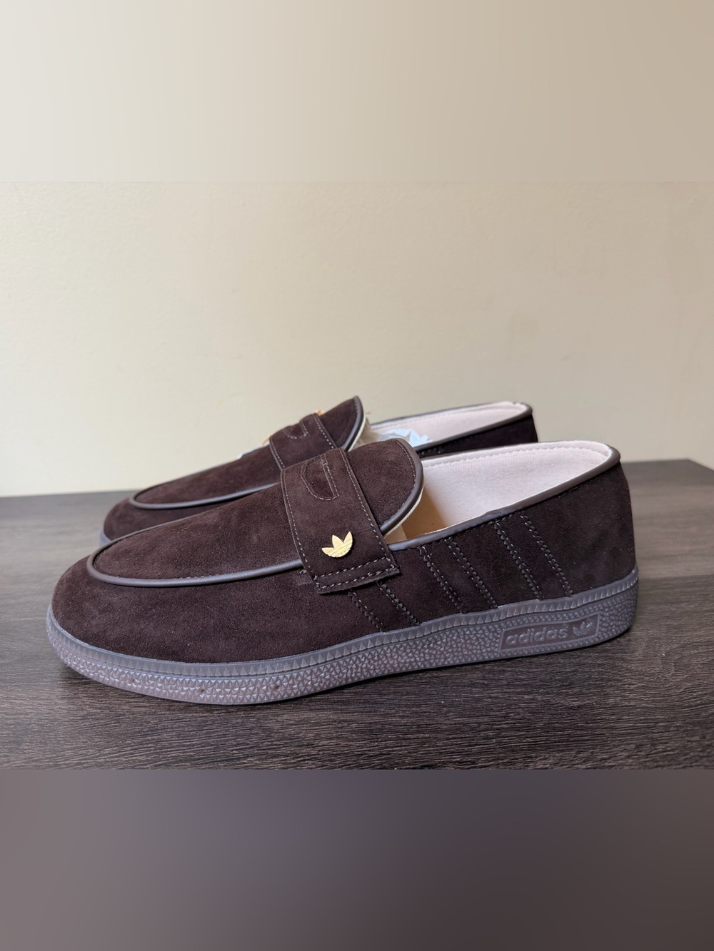 adidas Handball Spezial Loafer KJ2533 Brown Suede Women’s 9 / Men’s 8 NIB